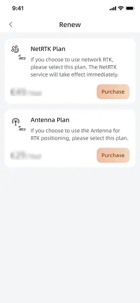 Aplikacja – odnowienie pakietu danych 49 EUR rocznie